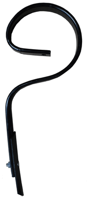 Pièces d'usure disque et dent - Kongskilde - Dent de vibro droite avec soc noir 32 x 12 mm Kongskilde adaptable