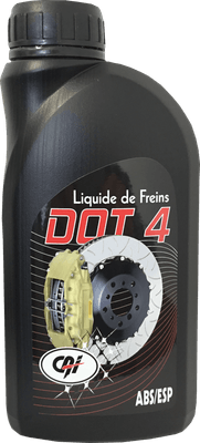 Consommables atelier - Entretien des véhicules - Liquide de frein DOT 4